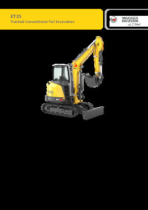 Mini excavatoare Wacker Neuson ET35