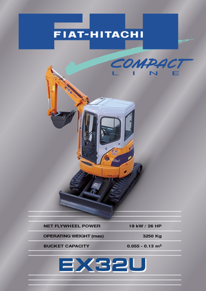 Mini excavatoare Fiat-Hitachi EX 32 U