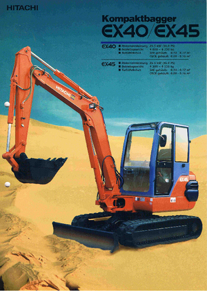 Mini excavatoare Fiat-Hitachi EX 40-2