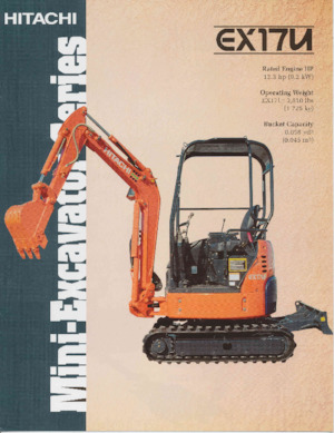 Mini excavatoare Hitachi EX17U