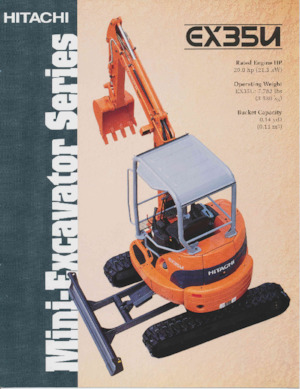 Mini excavatoare Hitachi EX35U