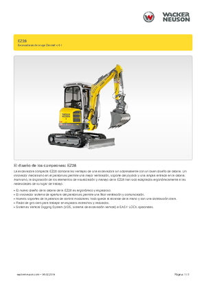 Mini excavatoare Wacker Neuson EZ28