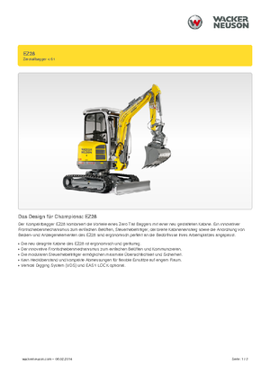 Mini excavatoare Wacker Neuson EZ28