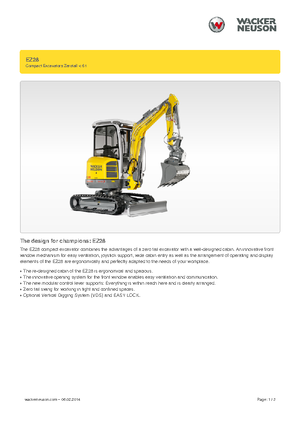 Mini excavatoare Wacker Neuson EZ28