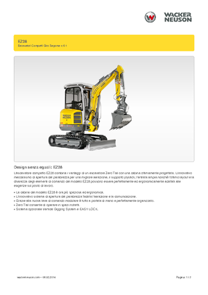 Mini excavatoare Wacker Neuson EZ28
