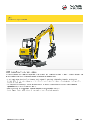 Mini excavatoare Wacker Neuson EZ38