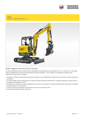 Mini excavatoare Wacker Neuson EZ38