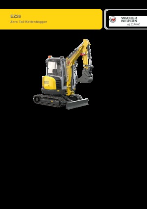Mini excavatoare Wacker Neuson EZ26