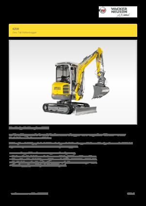 Mini excavatoare Wacker Neuson EZ28