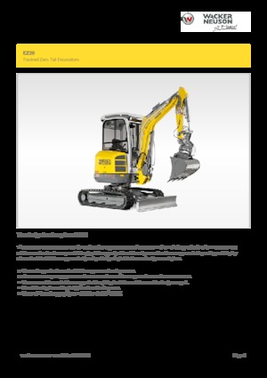 Mini excavatoare Wacker Neuson EZ28