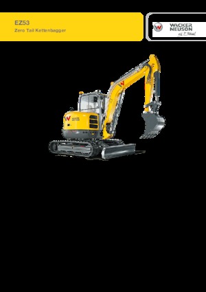 Mini excavatoare Wacker Neuson EZ53