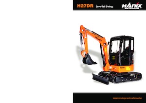 Mini excavatoare Hanix H27DR