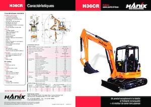 Mini excavatoare Hanix H36CR