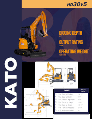 Mini excavatoare Kato HD30V5