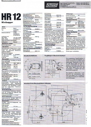 Mini excavatoare Terex-Schaeff HR 12