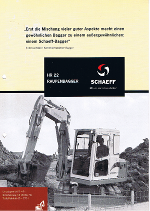 Mini excavatoare Terex-Schaeff HR 22