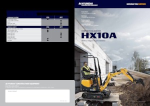 Mini excavatoare Hyundai HX10A