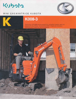 Mini excavatoare Kubota K008-3