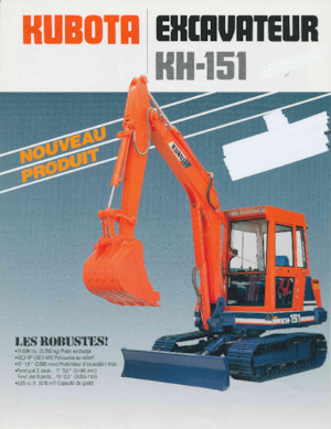 Mini excavatoare Kubota KH151