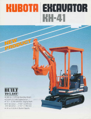 Mini excavatoare Kubota KH41