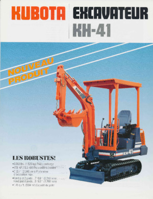 Mini excavatoare Kubota KH41