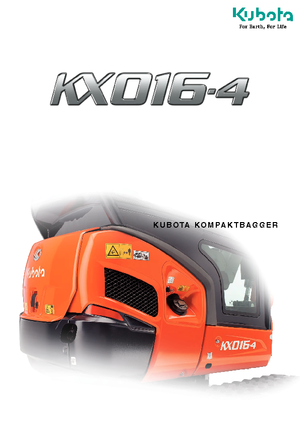 Mini excavatoare Kubota KX016-4 G