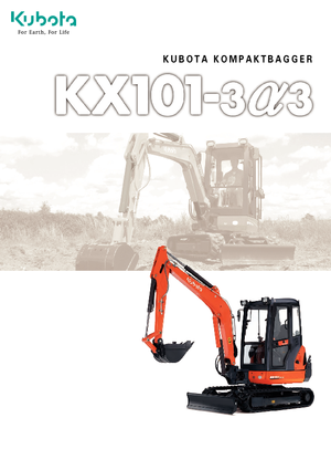 Mini excavatoare Kubota KX101-3α3