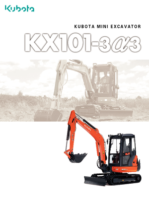 Mini excavatoare Kubota KX101-3α3