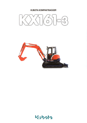Mini excavatoare Kubota KX161-3α GL