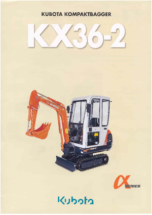 Mini excavatoare Kubota KX36-2 HG