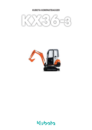 Mini excavatoare Kubota KX36-3 GL