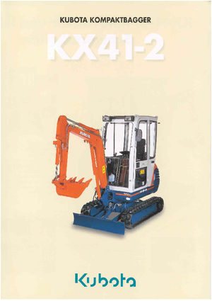 Mini excavatoare Kubota KX41-2 HG