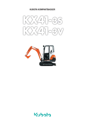 Mini excavatoare Kubota KX41-3 VHGL