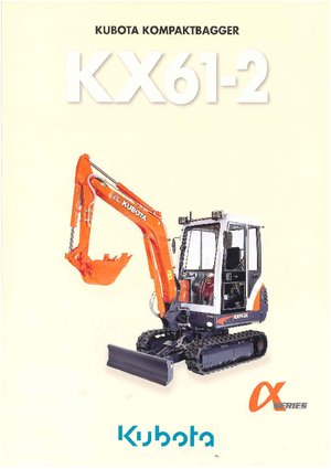 Mini excavatoare Kubota KX61-2 G