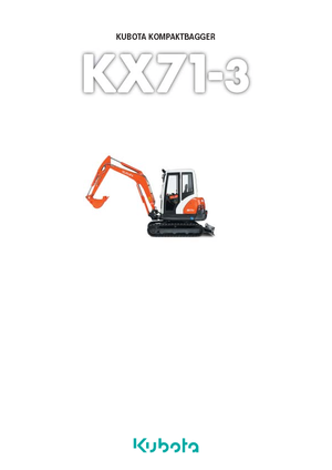 Mini excavatoare Kubota KX71-3 GL