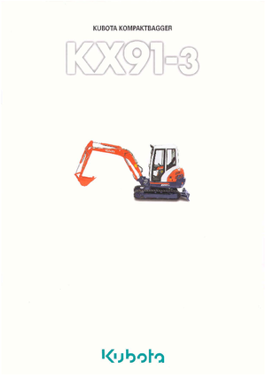 Mini excavatoare Kubota KX91-3α GL