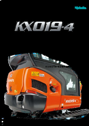 Mini excavatoare Kubota KX019-4 HGL