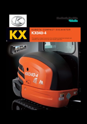 Mini excavatoare Kubota KX040-4