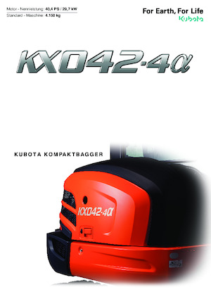 Mini excavatoare Kubota KX042-4a
