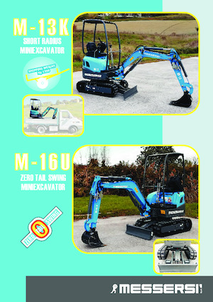 Mini excavatoare Messersi M16U DS