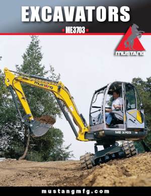 Mini excavatoare Mustang ME3703