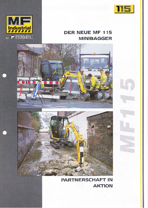 Mini excavatoare MF Industrial MF 115