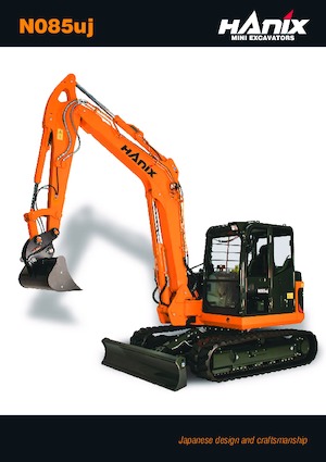 Excavatoare pe șenile Hanix N085UJ Long