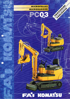 Mini excavatoare Komatsu PC03-2