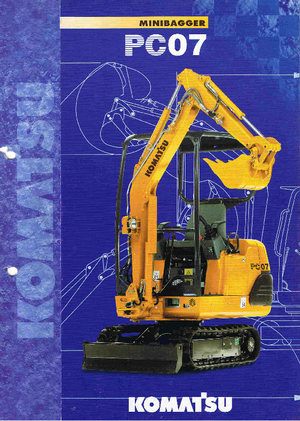 Mini excavatoare Komatsu PC07-2