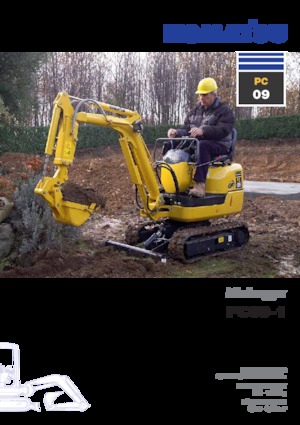 Mini excavatoare Komatsu PC09-1