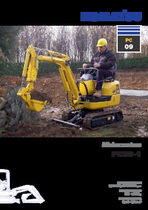 Mini excavatoare Komatsu PC09-1