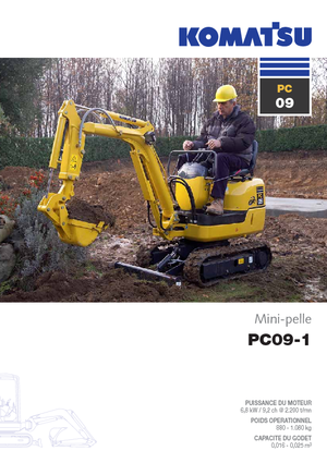 Mini excavatoare Komatsu PC09-1 STD
