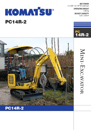 Mini excavatoare Komatsu PC14R-2