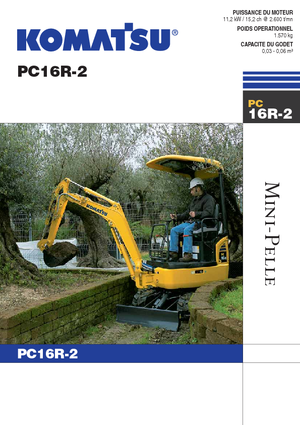 Mini excavatoare Komatsu PC16R-2